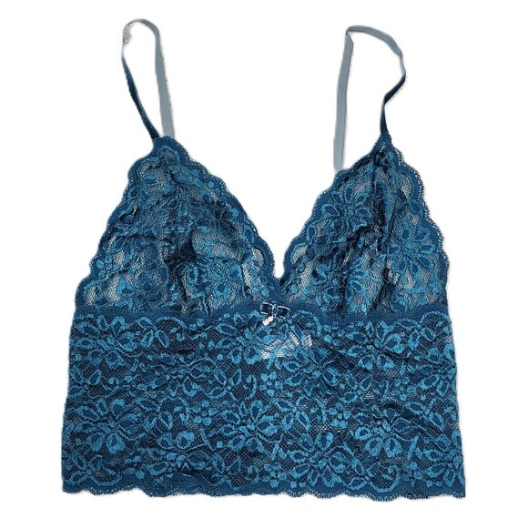 Teal Lace Camisole - Picture 1 of 6